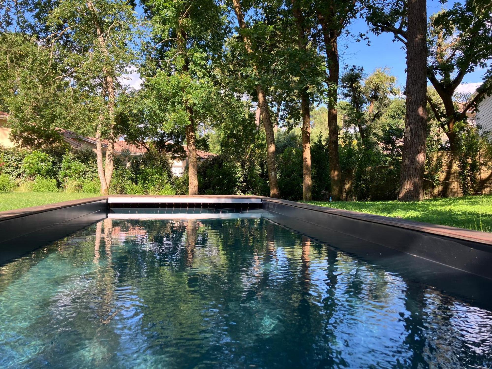 Nouveau - Ecolodge 'Calme Et Nature' - Avec Piscine Au Golf-Lac De Biscarrosse - Couchage 2 Personnes Ngoại thất bức ảnh